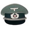 Image 1 : WWII Nazi Peaked Uniform Cap for an Infantry Officer