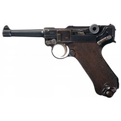 DWM Blank Chamber Police Nazi "Sneak" Mauser Rework Luger Semi-Automatic Pistol