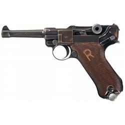 Mauser 1933 Sneak Police Rework Luger Pistol