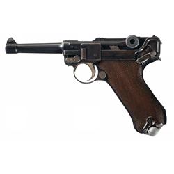 DWM 1918 Production Luger Pistol with "SD" Unit Markings