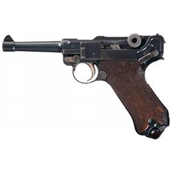 DWM 1921 Dated Police Rework Luger Semi-Automatic Pistol