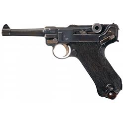 DWM 1918 Production 1920 Police Rework Luger Pistol