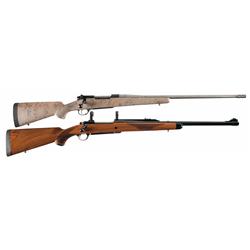 Two Bolt Action Rifles -A) Weatherby Mark V Bolt Action Rifle