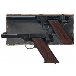 Two High Standard Model HD Military Semi-Automatic Pistols -A) High Standard Model HD Military Semi-