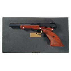 Excellent Belgian Browning Medalist Semi-Automatic Target Pistol with Case, Accessories and Extra Ma