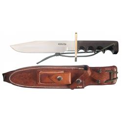 Randall Model 14-7 1/2 Vintage Attack Knife with Sheath