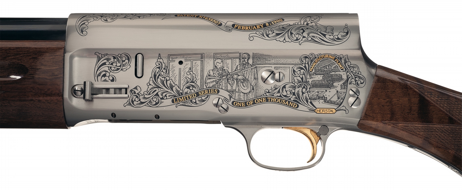 Engraved Browning Auto 5 North American Final Tribute SemiAutomatic Shotgun with Case and Box