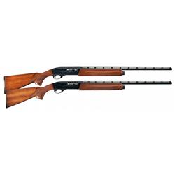 Two Remington Model 1100 Small Bore Shotguns -A) Remington Model 1100LW 410 Gauge Semi-Automatic Sho