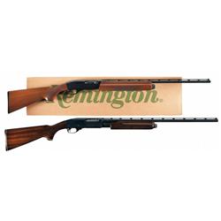 Two Remington Small Gauge Slide Action Shotguns -A) Remington Model 1100 Semi-Automatic Shotgun with