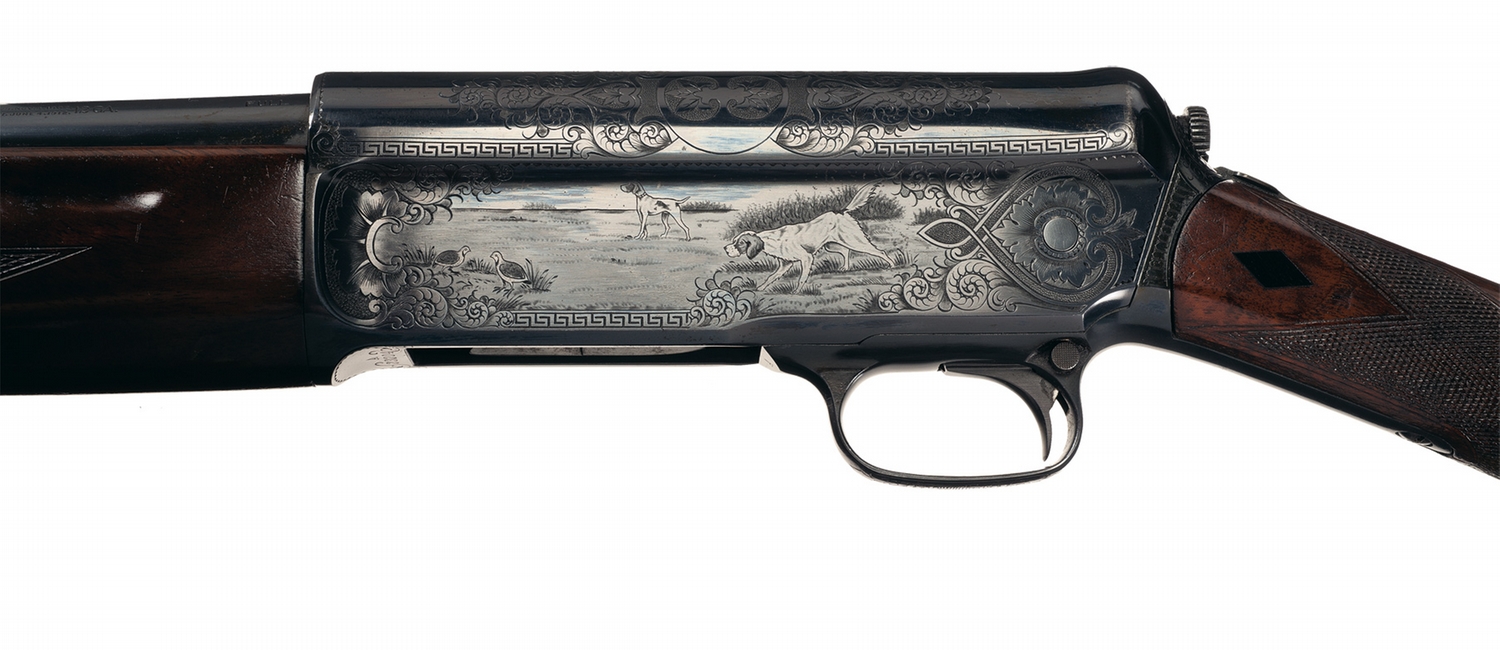 Factory Engraved Winchester Black Diamond Model 1911 Semi-Automatic Shotgun