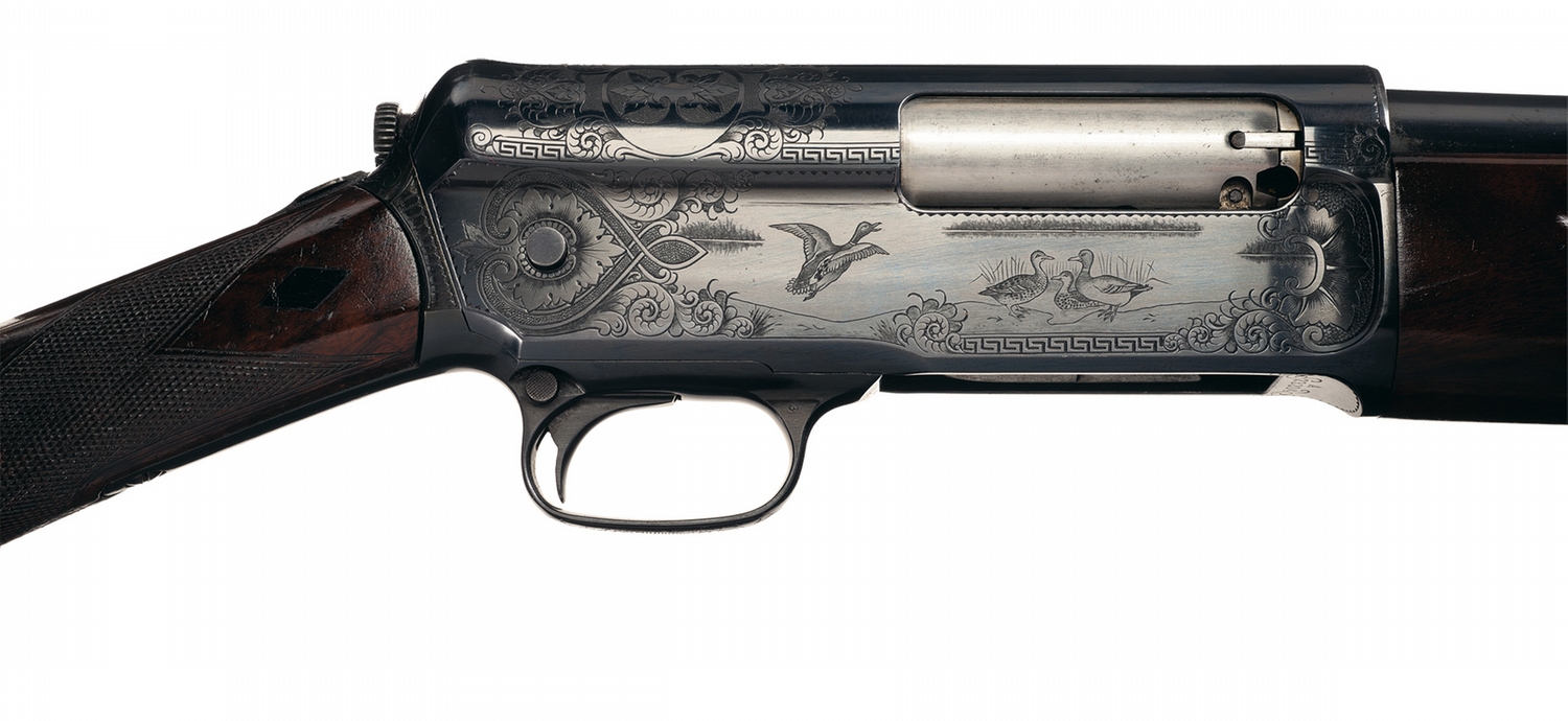 Factory Engraved Winchester Black Diamond Model 1911 Semi-Automatic Shotgun