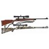 Image 1 : Two Remington Model 700 Bolt Action Rifles -A) Engraved Remington Model 700 Bolt Action Rifle with S
