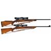 Image 1 : Two Bolt Action Rifles -A) Sako Forester Bolt Action Rifle with Scope and Sling