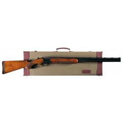 Cased Belgium Browning Lightning Superposed Broadway Trap Shotgun
