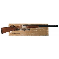 Engraved Ithaca SKB Model 600 Over/Under Skeet Shotgun with Box