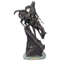 Excellent Copy of Frederic Remington's Mountain Man Bronze Statue