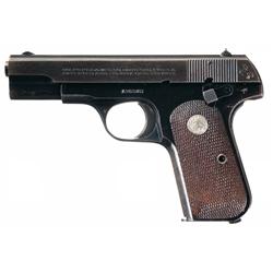 U.S. Property Marked Colt Model 1908 380 Hammerless Pocket Pistol