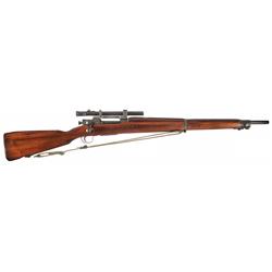 WWII U.S. Model 1903A4 Sniper Rifle with Scope