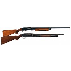 Two U.S. Shotguns -A) U.S. Remington Model 31 Slide Action Training Shotgun