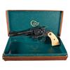 Image 1 : Mike Gouse Signed Custom Engraved Colt Officers Model Special Double Action Revolver with Ivory Grip