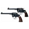 Image 1 : Collector's Lot of Two Colt Double Action Revolvers -A) Colt Officers Model Double Action Revolver