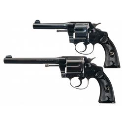 Collector's Lot of Two Colt Police Positive Double Action Revolvers -A) Colt Police Positive 38 Mode