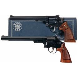 Two Smith & Wesson Double Action Revolvers -A) Smith & Wesson Model 48-4 Double Action Revolver with