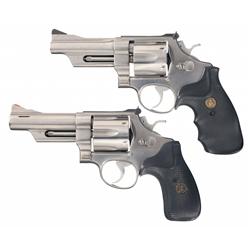 Two Smith & Wesson Revolvers -A) Smith & Wesson Model 624 Double-Action Revolver with Box