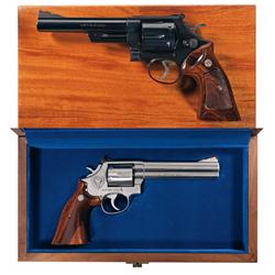 Two Cased Smith & Wesson Revolvers -A) Smith & Wesson Model 29-2 Double Action Revolver with Case