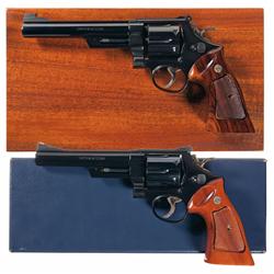Two Smith & Wesson Model 25 Revolvers -A) Cased Smith & Wesson Model 25-2 Revolver