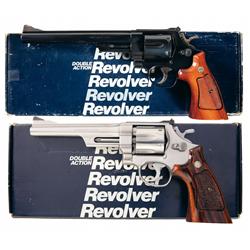 Two Boxed Smith & Wesson Double Action Revolvers -A) Smith & Wesson Model 25-5 Double Action Revolve