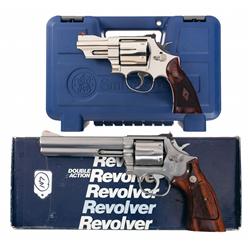 Two Smith & Wesson Double Action Revolvers -A) Smith & Wesson Model 29-10 Double Action Revolver wit