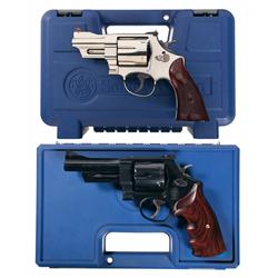 Two Cased Smith & Wesson Double Action Revolvers -A) Smith & Wesson Model 24-6 Double Action Revolve