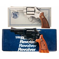 Two Boxed Smith & Wesson Revolvers -A) Smith & Wesson Model 58 Double Action Revolver