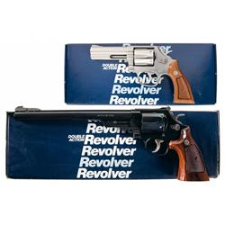 Two Boxed Smith & Wesson Double Action Revolvers -A) Smith & Wesson Model 681 Distinguished Service 