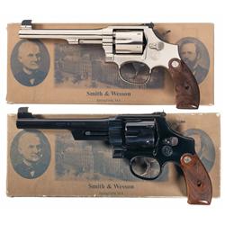 Two Boxed Smith & Wesson Heritage Series Revolvers -A) Smith & Wesson Heritage Series Model 15-9 Dou