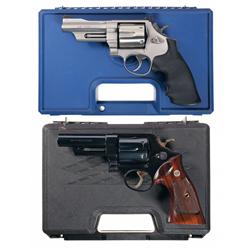Two Smith & Wesson Double Action Revolvers -A) Smith & Wesson Model 625-6 Double Action Revolver wit
