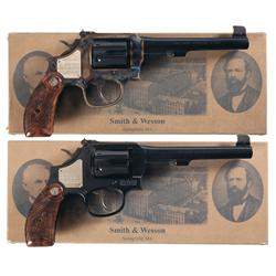 Two Boxed Smith & Wesson Ed McGivern Tribute Model 15-9 Double Action Revolver -A) Smith & Wesson Mo