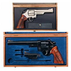 Two Cased Smith & Wesson Double Action Revolvers -A) Smith & Wesson Model 25-5 Double Action Revolve