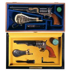 Two Colt Black Powder Series Percussion Revolvers -A) Cased Colt Black Powder Series Heritage Commem