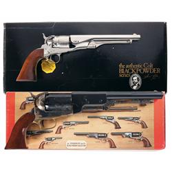 Two Black Powder Style Percussion Revolvers -A) Colt Black Powder Series 1860 Army Percussion Revolv