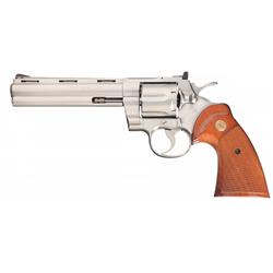Stainless Steel Colt Python Double Action Revolver