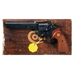 Custom Shop Colt Python Double Action Revolver with Box and Factory Letter