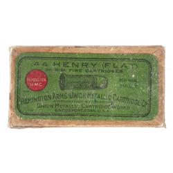 One Box of Remington Arms/ Union Metallic Cartridge 44 Henry Flat Rimfire Ammunition