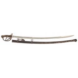 Excellent Tiffany & Co. Civil War Era Cavalry Officer's Sabre with Scabbard