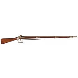 U.S. Pomeroy Contract Model 1816 Percussion Conversion Musket with Bayonet