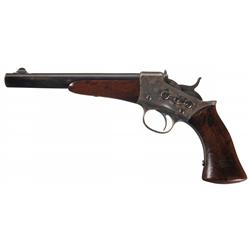 U.S. Remington Model 1871 Single Shot Rolling Block Army Pistol