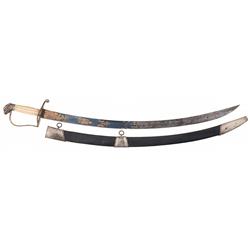 Eagle Head Pommel Infantry Officer's Saber with Scabbard