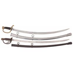 Two American Sabers with Sheaths