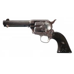 Black Powder Colt Single Action Army 44-40 Revolver with Factory Letter